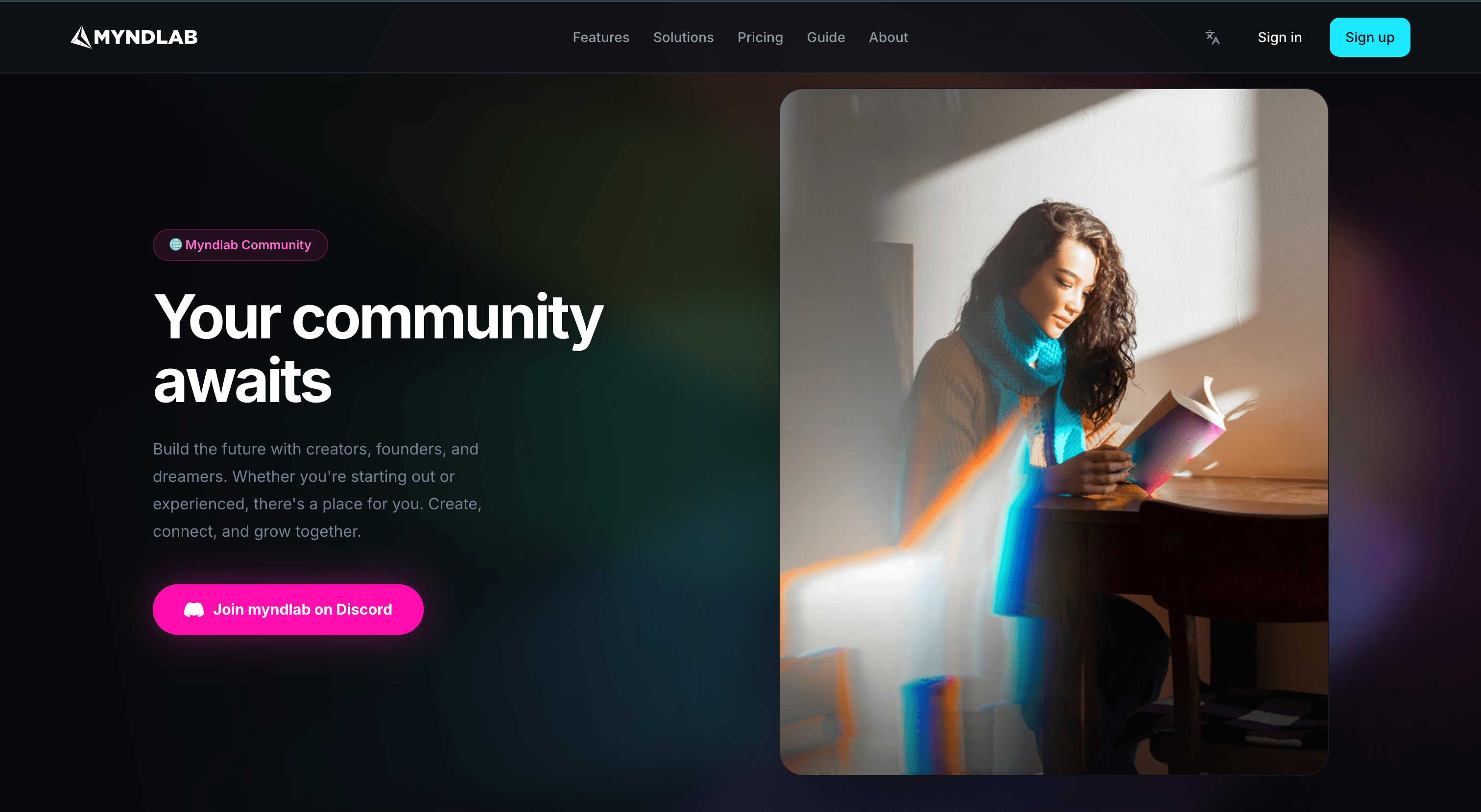Myndlab interface preview 3